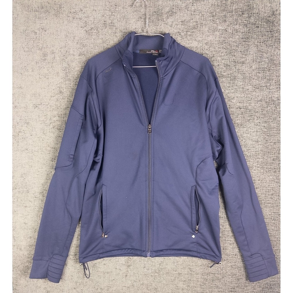 RLX Ralph Lauren Full Zip Jacket M Navy Full Zip Golf Performance Fleece